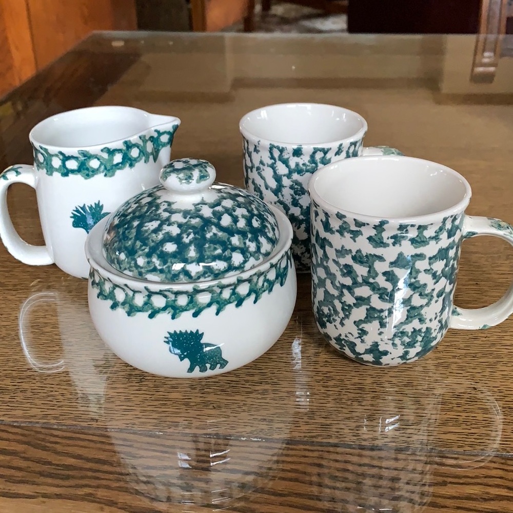 Like New Folk Craft Moose Country set by Tienshan